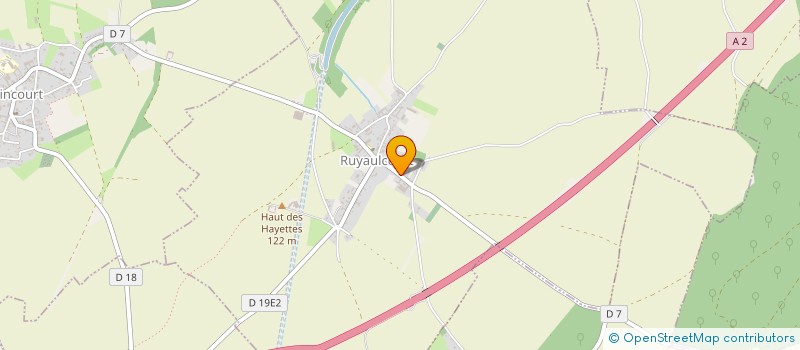 localisation de l'entreprise AL-TROIS L  RUYAULCOURT