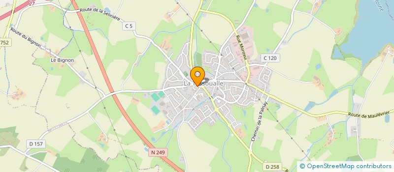 localisation de l'entreprise AL & VA  LA TESSOUALLE