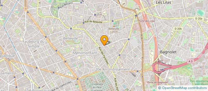 localisation de l'entreprise AL VILLAGGIO ITALIA SARL  PARIS