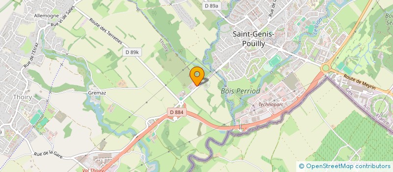 localisation de l'entreprise AL'VOLO  THOIRY