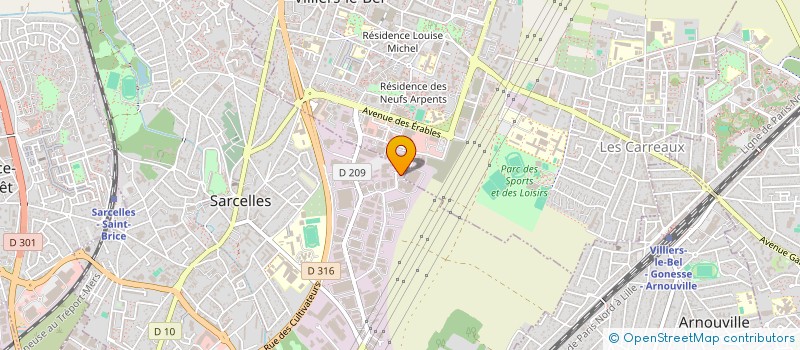 localisation de l'entreprise AL WALIMA à SARCELLES