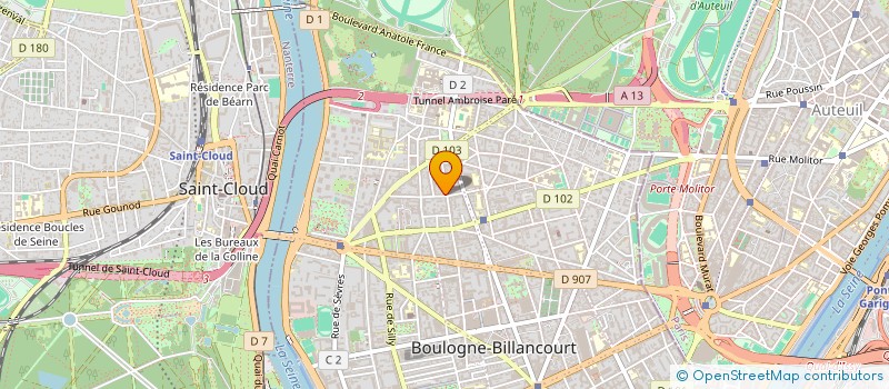 localisation de l'entreprise AL.Z à BOULOGNE-BILLANCOURT