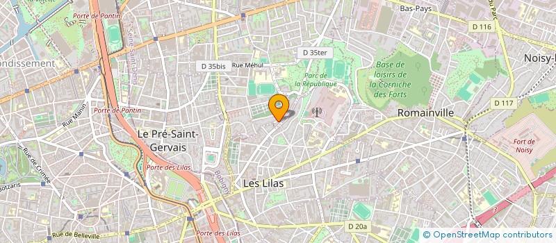 localisation de l'entreprise AL1 à PANTIN