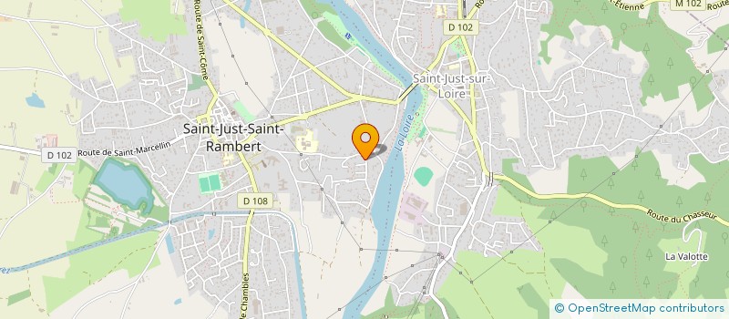 localisation de l'entreprise AL2 à SAINT-JUST-SAINT-RAMBERT