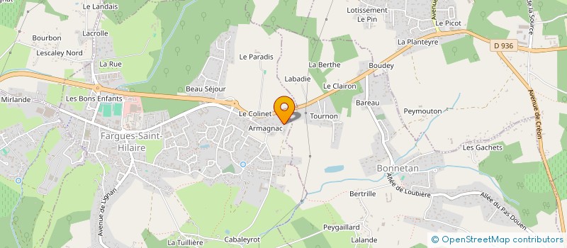 localisation de l'entreprise AL2020  FARGUES-SAINT-HILAIRE