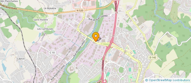 localisation de l'entreprise AL2C LIMOGES  LIMOGES