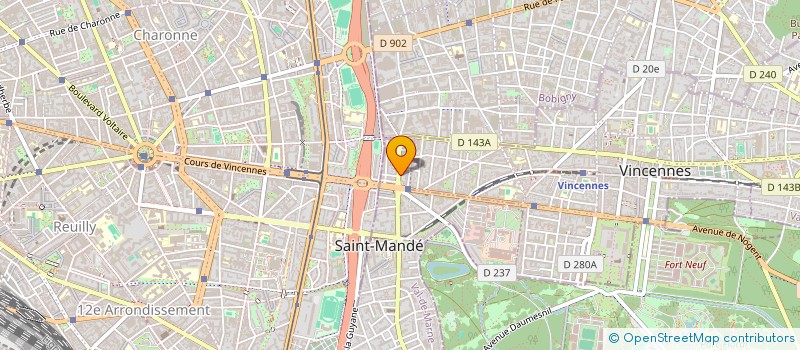 localisation de l'entreprise AL2D à SAINT-MANDE