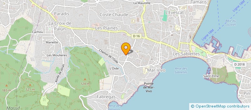 localisation de l'entreprise AL2G à LA SEYNE-SUR-MER