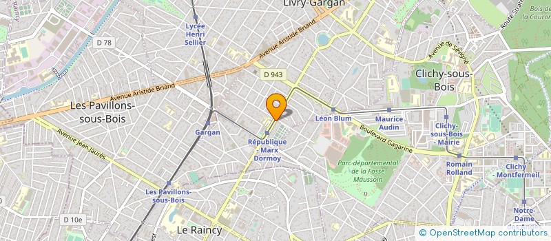 localisation de l'entreprise AL2J  LIVRY-GARGAN