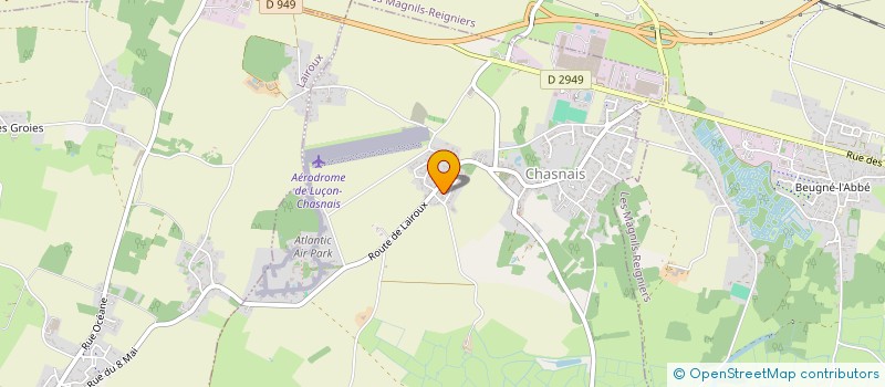 localisation de l'entreprise AL2JP  CHASNAIS