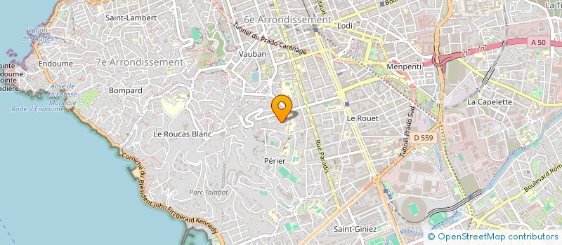 localisation de l'entreprise AL2M à MARSEILLE