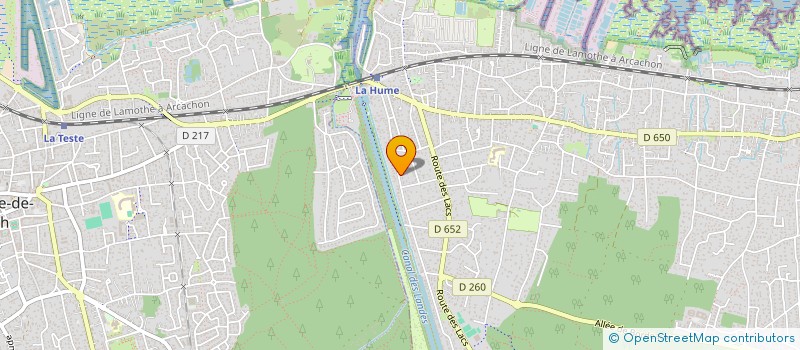 localisation de l'entreprise AL2M GROUP  GUJAN-MESTRAS