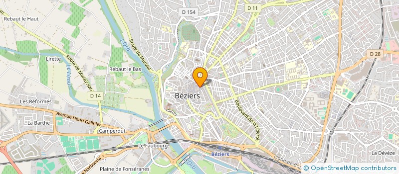 localisation de l'entreprise AL2R à BEZIERS