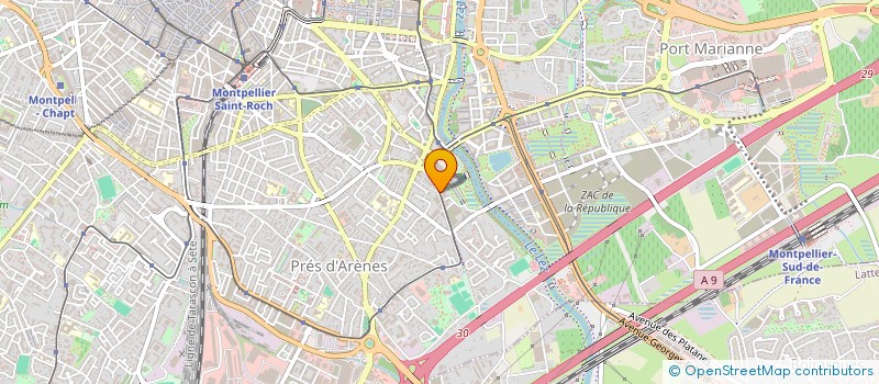 localisation de l'entreprise AL2R IMMOBILIER  MONTPELLIER