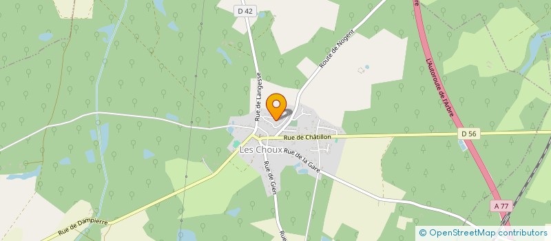 localisation de l'entreprise AL3P à LES CHOUX
