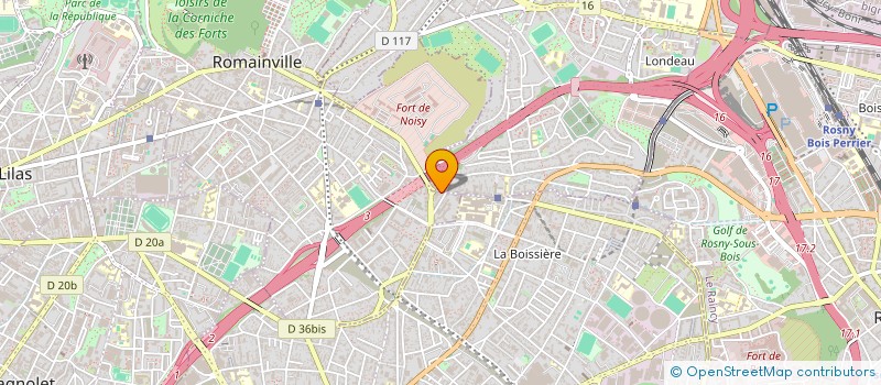localisation de l'entreprise ALA-CALZONE à ROMAINVILLE