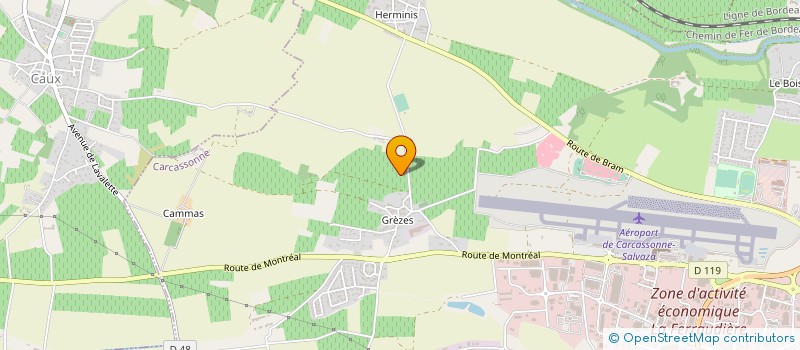 localisation de l'entreprise ALA  S.A à CARCASSONNE