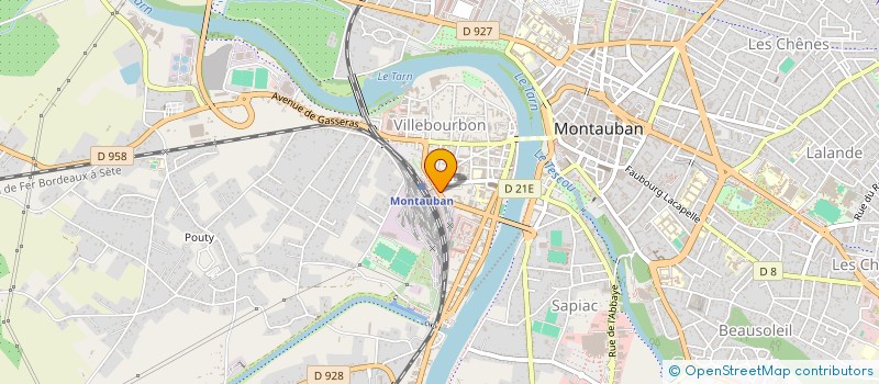 localisation de l'entreprise ALAA à MONTAUBAN