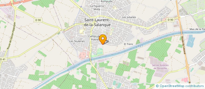 localisation de l'entreprise ALABAMA  SAINT-LAURENT-DE-LA-SALANQUE