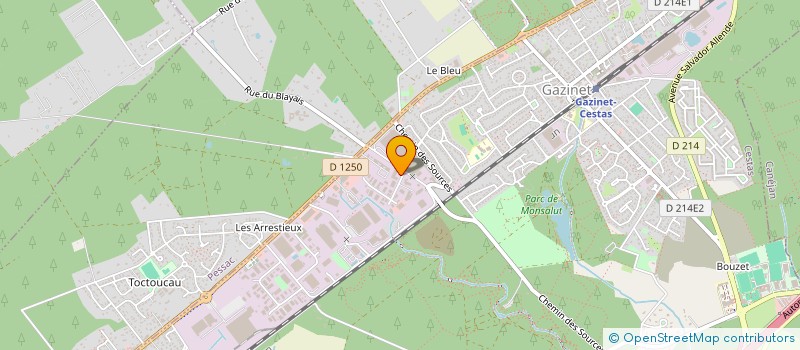 localisation de l'entreprise ALABAMA  CESTAS