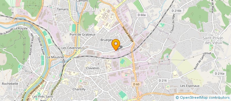 localisation de l'entreprise ALABASE à ALES