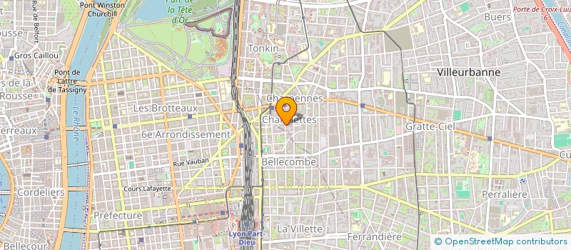 localisation de l'entreprise ALABAT  VILLEURBANNE