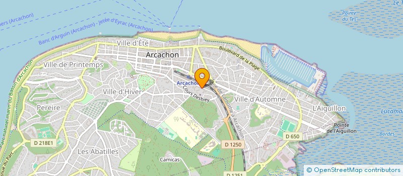 localisation de l'entreprise ALABE  ARCACHON