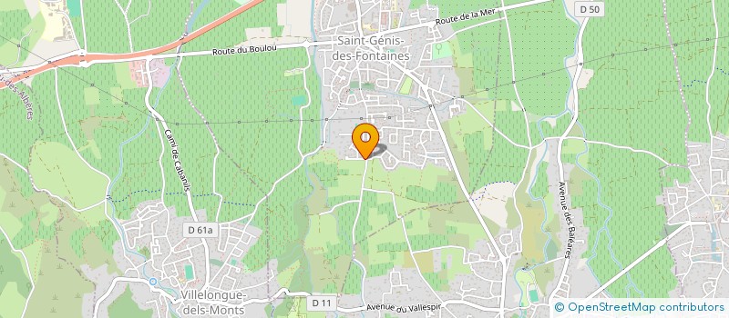 localisation de l'entreprise ALABERT ELECTRICITE à SAINT-GENIS-DES-FONTAINES