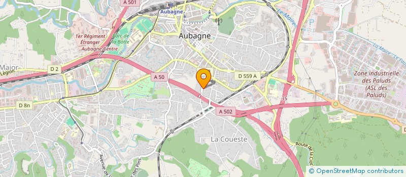 localisation de l'entreprise ALABISO AS à AUBAGNE
