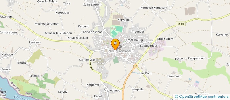 localisation de l'entreprise ALABOUR  PLOUGUERNEAU