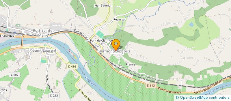 localisation de l'entreprise ALABRI  CLERMONT-DESSOUS