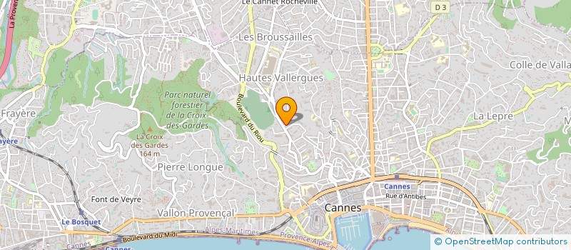 localisation de l'entreprise ALABRI à CANNES