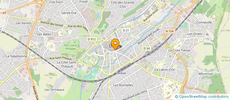localisation de l'entreprise ALABRI IMMOBILIER à DREUX