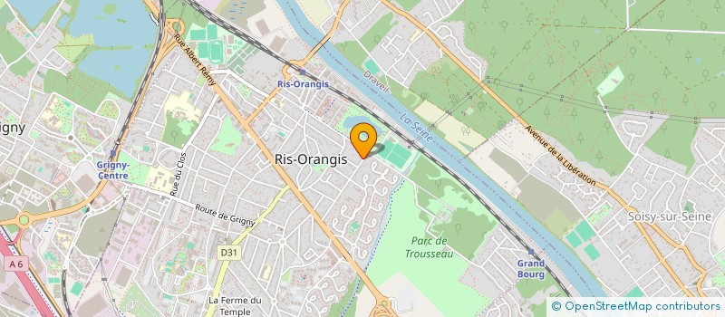 localisation de l'entreprise ALACARTE  RIS-ORANGIS