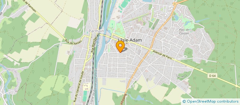 localisation de l'entreprise ALACAS  L'ISLE-ADAM