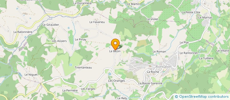 localisation de l'entreprise ALACLA  RONTALON