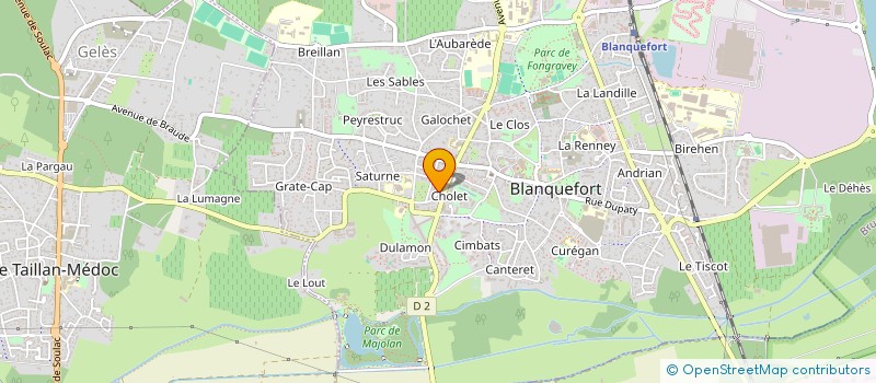 localisation de l'entreprise ALACOR à BLANQUEFORT
