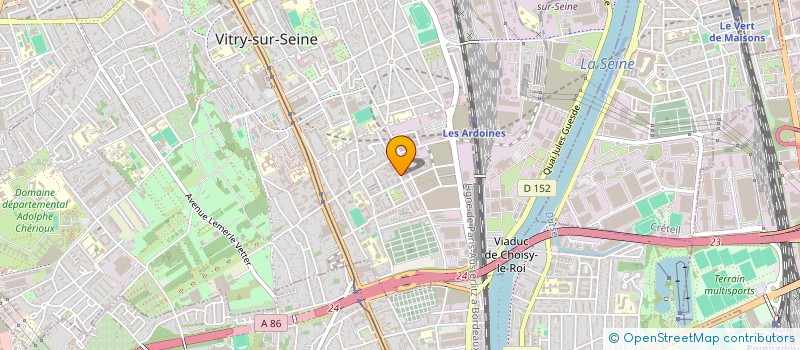 localisation de l'entreprise ALACORP  VITRY-SUR-SEINE