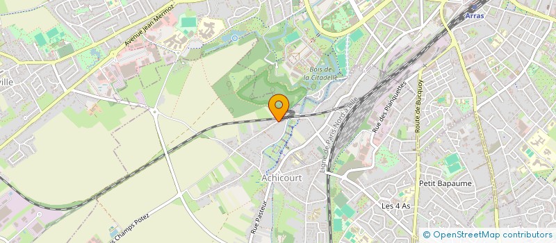 localisation de l'entreprise ALAD  ACHICOURT