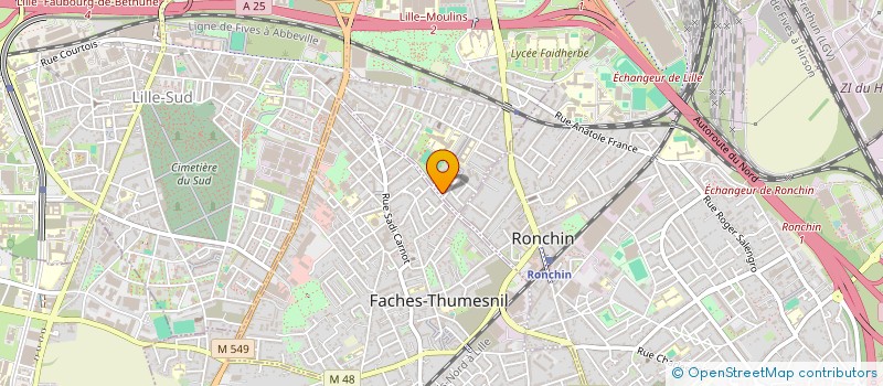 localisation de l'entreprise ALAD1 à LILLE
