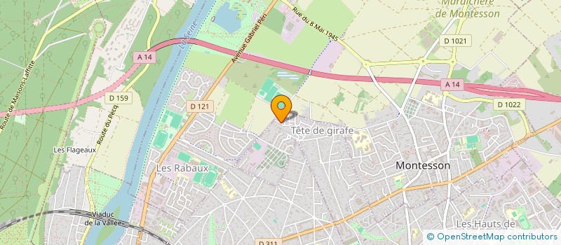 localisation de l'entreprise ALADAM  CHATOU