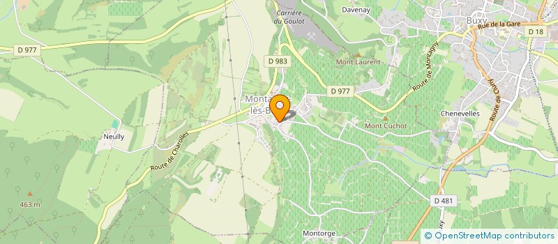 localisation de l'entreprise ALADAME-ROYAL  MONTAGNY-LES-BUXY