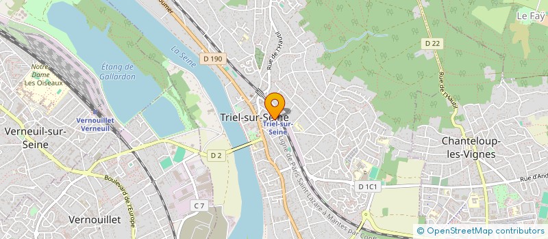 localisation de l'entreprise ALADDIN SANE ULYSSE ET ALEXANDRE  TRIEL-SUR-SEINE