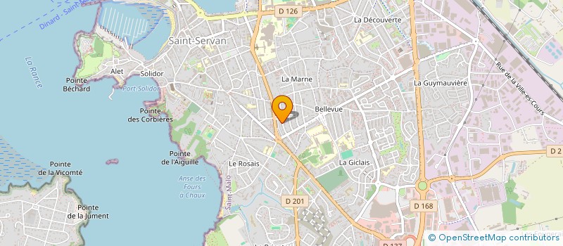 localisation de l'entreprise ALADE CONSEILS  SAINT-MALO