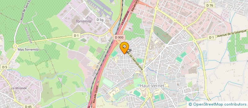 localisation de l'entreprise ALADEL  PERPIGNAN