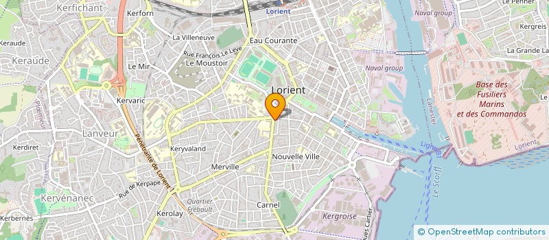 localisation de l'entreprise ALADIA à LORIENT