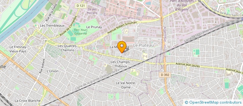 localisation de l'entreprise ALADIAH à SARTROUVILLE