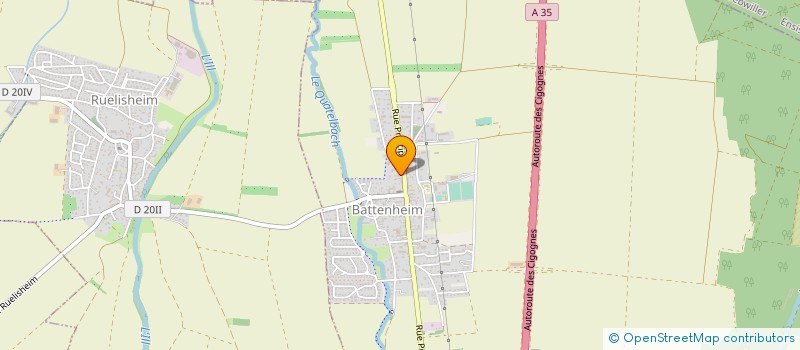 localisation de l'entreprise ALADICE  BATTENHEIM