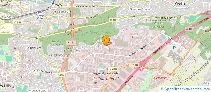 localisation de l'entreprise ALADIN à LES ULIS