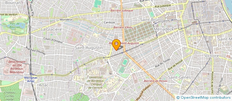 localisation de l'entreprise ALADIN à BORDEAUX